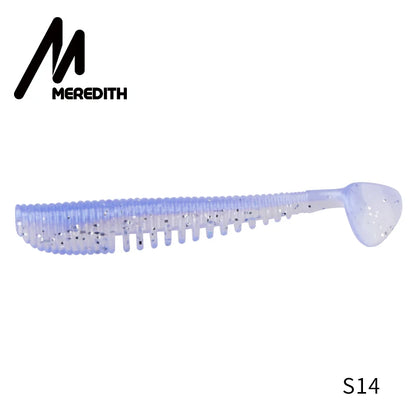 MEREDITH Awaruna Fishing Lures 8cm 9.5cm 13cm Artificial Baits Wobblers Soft Lures Shad Carp Silicone Fishing Soft Baits Tackle