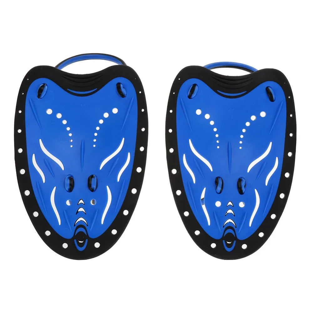 WHALE Swimming Paddle Fin Flipper For Swimming Learn Training Gear Adjustable Silicone Hand Fin Webbed Diving Gloves