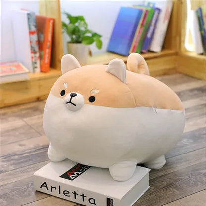 New 40/50cm Cute Shiba Inu Dog Plush Toy Stuffed Soft Animal Corgi Chai Pillow Christmas Gift for Kids Kawaii Valentine Present