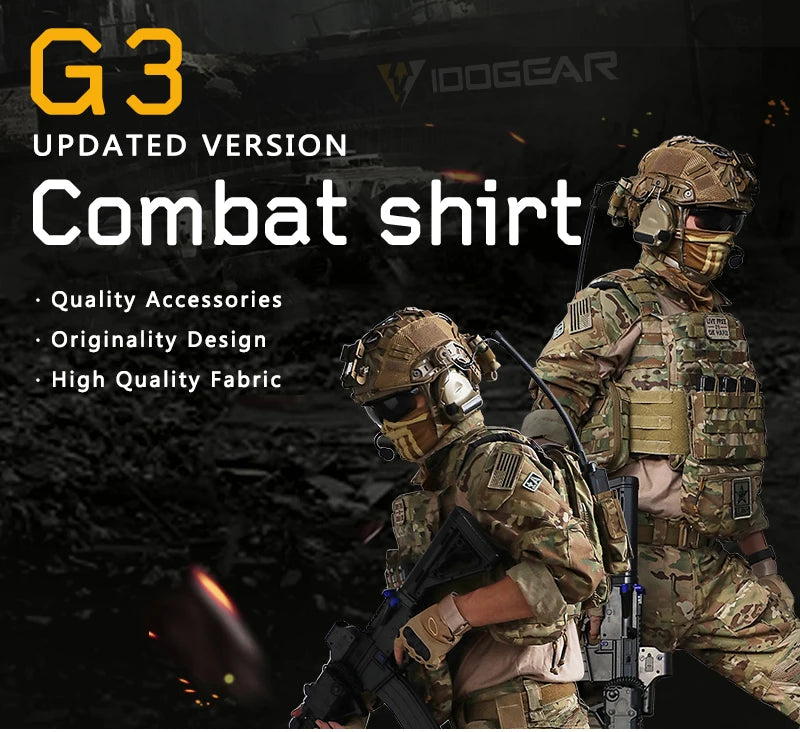 IDOGEAR G3 shirt hunting clothes Combat Gen3 Shirt Tactical  3101