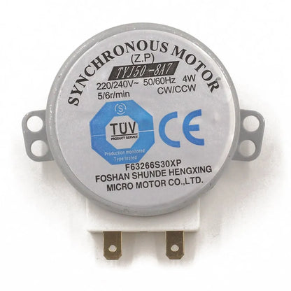 Motor microsincrónico de 48 mm de diámetro, 4 W, 6 RPM, CA 220-240 V, para soplador de aire caliente, 50/60 Hz, CW/CCW, TYJ50-8A7, motor para bandeja de horno microondas