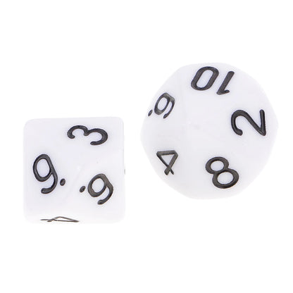 10pcs 10 Sided Dice D10 D8 Polyhedral Dice for  Games 16mm  RPG  Dice Family   Dice