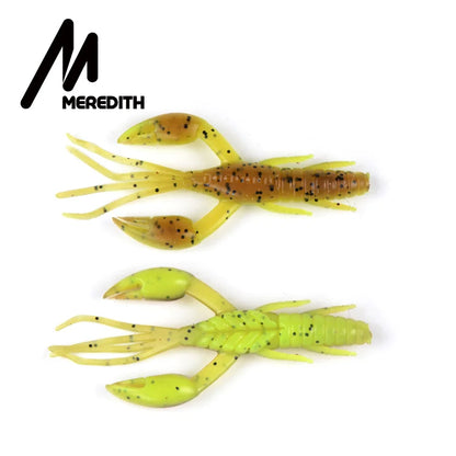 MEREDITH 50mm 65mm 80mm DoliveCraw Fishing Lures Craws Shrimp Soft Lure Fishing Bait Wobblers Bass Lures Soft Silicone