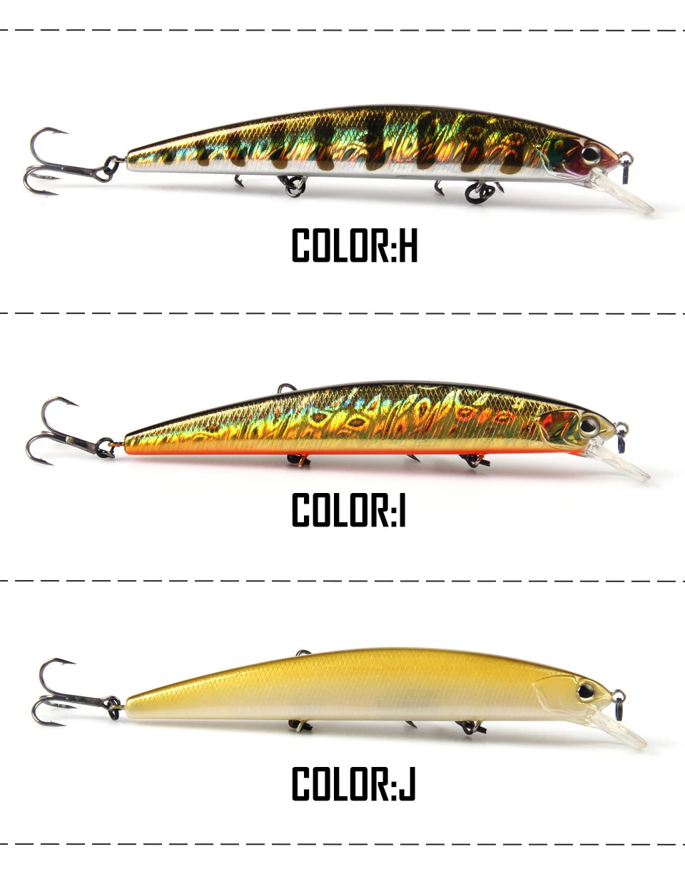 BEARKING para señuelos de pesca artificiales, cebos wobblers de calidad minnow de 13 cm y 21 g, modelo suspendido, crankbaits popper