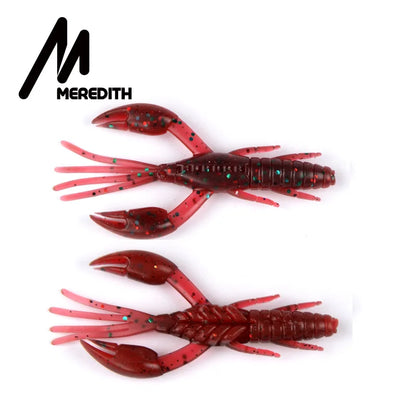 MEREDITH 50mm 65mm 80mm DoliveCraw Fishing Lures Craws Shrimp Soft Lure Fishing Bait Wobblers Bass Lures Soft Silicone