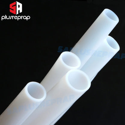 Tubo de PTFE de 1 metro, 1 mm, 2 mm, 3 mm, 4 mm, 6 mm y 8 mm para piezas de impresora 3D, tubo Bowden con cabezal en J