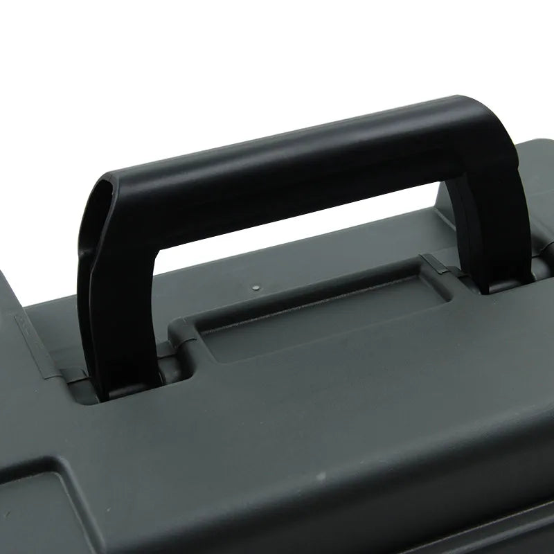 Caja de plástico para municiones, caja de seguridad para armas, caja de municiones ligera y de alta resistencia, caja de almacenamiento para accesorios de municiones, caja de seguridad para balas