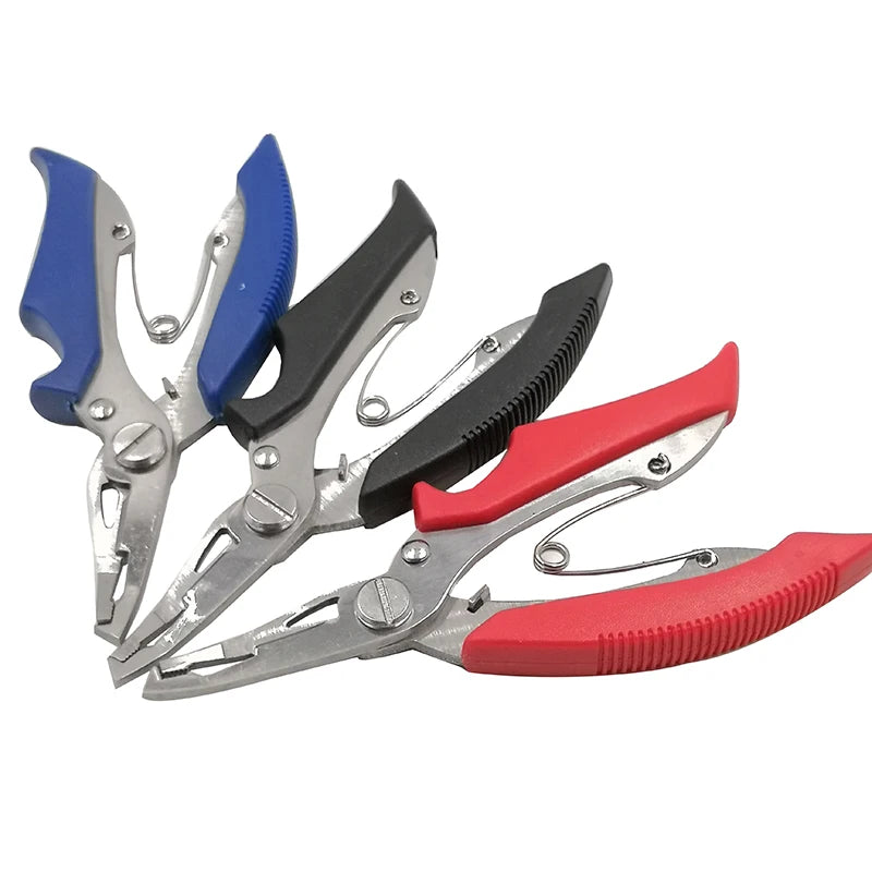 OUTKIT Convenient Stainless Steel Fishing Scissors Pliers Line Cutter Lure Bait New Remove Hook Tackle Tool Kits Accessories