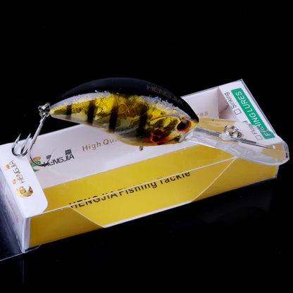 HENGJIA 13G 9CM Señuelos de pesca Rock Crank Bait Crankbait Minnow Bass Anzuelos triples Swim Hard Lure Baits Wobbler Long Big Tongue