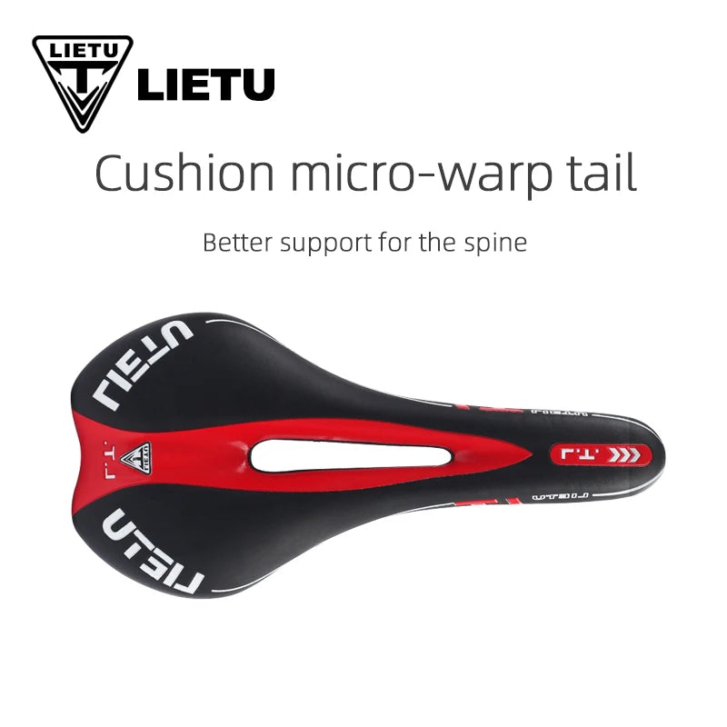 LIETU Bicycle Saddle MTB Road Bike Cycling Silicone Skid-proof Saddle Seat Silica Gel Cushion Seat Leather Front Seat Mat