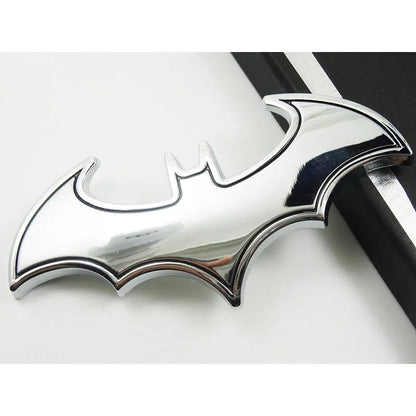 3D Metal Bat Auto Car Logo Cartoon Sticker Metal Badge Emblem Tail Decal Motorcycle Car Styling Decoration Accessories