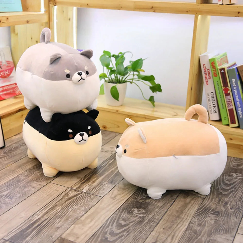 New 40/50cm Cute Shiba Inu Dog Plush Toy Stuffed Soft Animal Corgi Chai Pillow Christmas Gift for Kids Kawaii Valentine Present