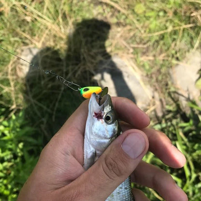 OUTKIT Nuevo señuelo de pesca Mini VIB de metal con cuchara, 6 g, 10 g, 17 g, 25 g, 2 cm, aparejo de pesca, señuelo giratorio con vibración, cebo que se hunde