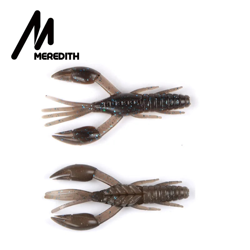 MEREDITH 50mm 65mm 80mm DoliveCraw Fishing Lures Craws Shrimp Soft Lure Fishing Bait Wobblers Bass Lures Soft Silicone