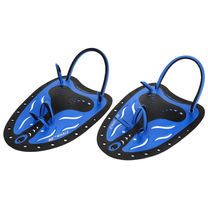 WHALE Swimming Paddle Fin Flipper For Swimming Learn Training Gear Adjustable Silicone Hand Fin Webbed Diving Gloves