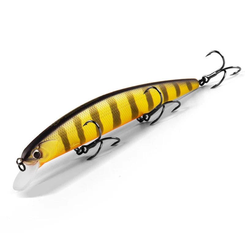 BEARKING para señuelos de pesca artificiales, cebos wobblers de calidad minnow de 13 cm y 21 g, modelo suspendido, crankbaits popper