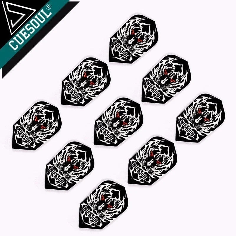 CUESOUL 9pcs Dart Flights Dart Tails Wings