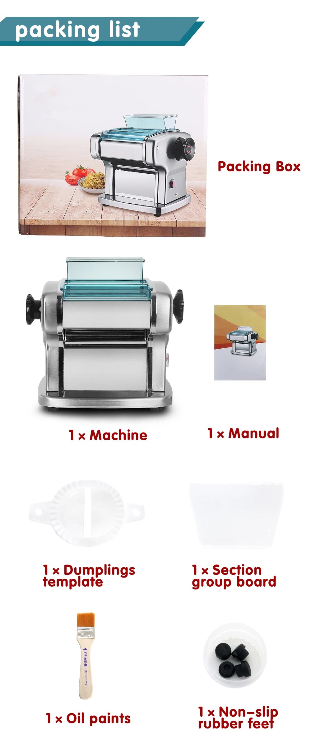 GZZT Electric Noodle Machine Multifunctional Pasta Maker Stainless Steel 2/3/4 Blades Household Commercial Dough Roller Press