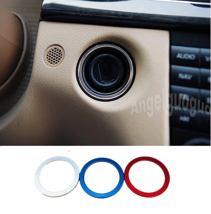 AngelguoguoCar Window glass lift button Trim Cover sticker for Mercedes Benz A/B/C(W204)/E(W212)/GLA /CLA/ GLK/ GLE-class