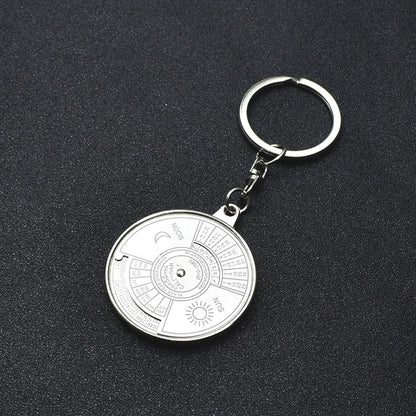 50 Years Super Perpetual Calendar Key Chain Bottle Opener Key Rings Astrology KeyChain Party Gift Key Holder Gift Jewelry