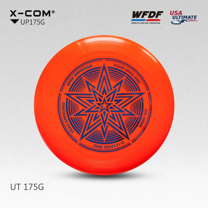 X-COM Professional Ultimate Flying Disc Certified by WFDF For Ultimate Disc Competition Sports 175g