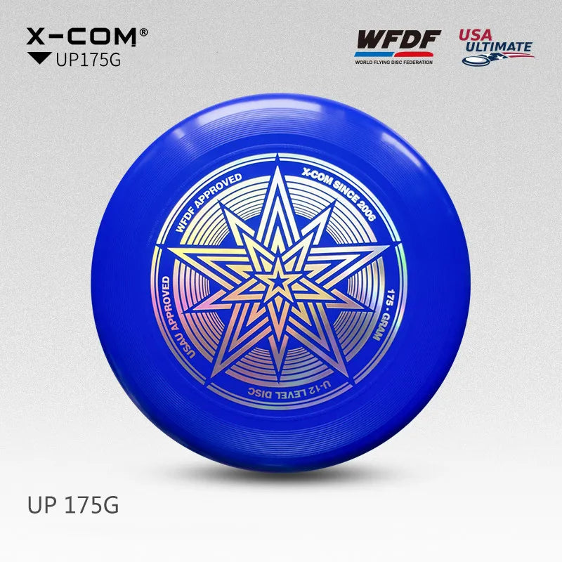 X-COM Professional Ultimate Flying Disc Certified by WFDF For Ultimate Disc Competition Sports 175g