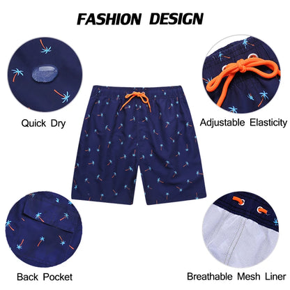 Datifer Brand Beach Shorts Summer Quick Dry Mens Board Swimsuits Man Swim Trunks Surf Swimwear Male Athletic Running Gym Pants