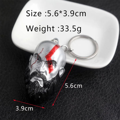 New God of War 4 Kratos Sword Keychain Pendant Keyring Jewelry Men And Women Car key chain Accessories