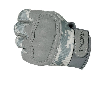 Guantes tácticos ACU camuflaje pantalla táctil paintball combate lucha carcasa dura bicicleta guantes de dedos completos hombres