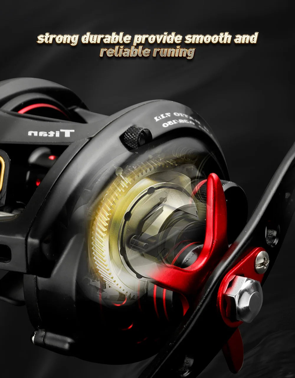 JOHNCOO Fishing reel MT200 Bait Casting Reel Big Game 13kg Max Drag jigging Fishing Reel 11+1 BB 7.1:1 Baitcasting reel