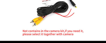 Hippcron Car Rear View Camera 4 LED Night Vision Reversing Auto Parking Monitor CCD Waterproof 170 Degree HD Video