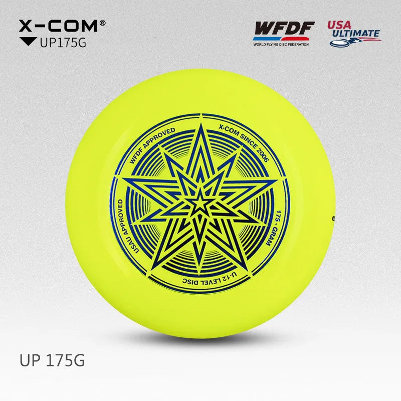 X-COM Professional Ultimate Flying Disc Certified by WFDF For Ultimate Disc Competition Sports 175g