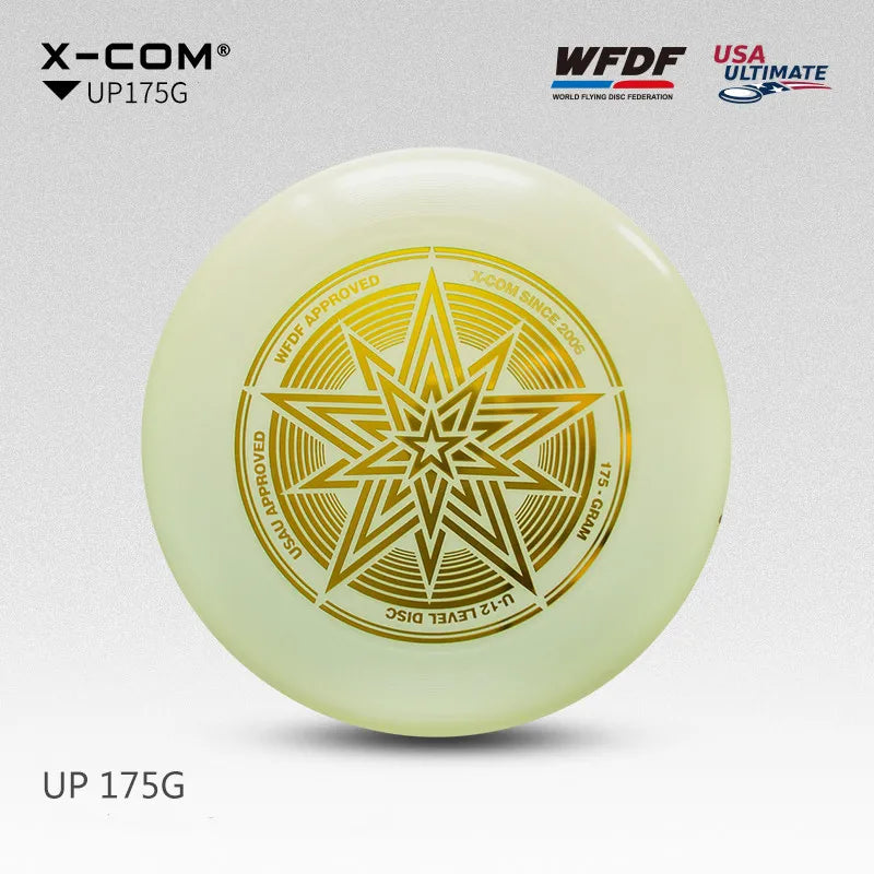 X-COM Professional Ultimate Flying Disc Certified by WFDF For Ultimate Disc Competition Sports 175g