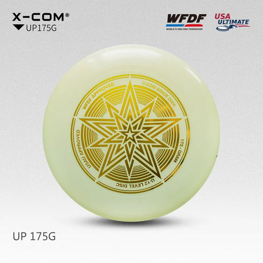 Disco volador Ultimate profesional X-COM certificado por la WFDF para deportes de competición de Ultimate Disc, 175 g