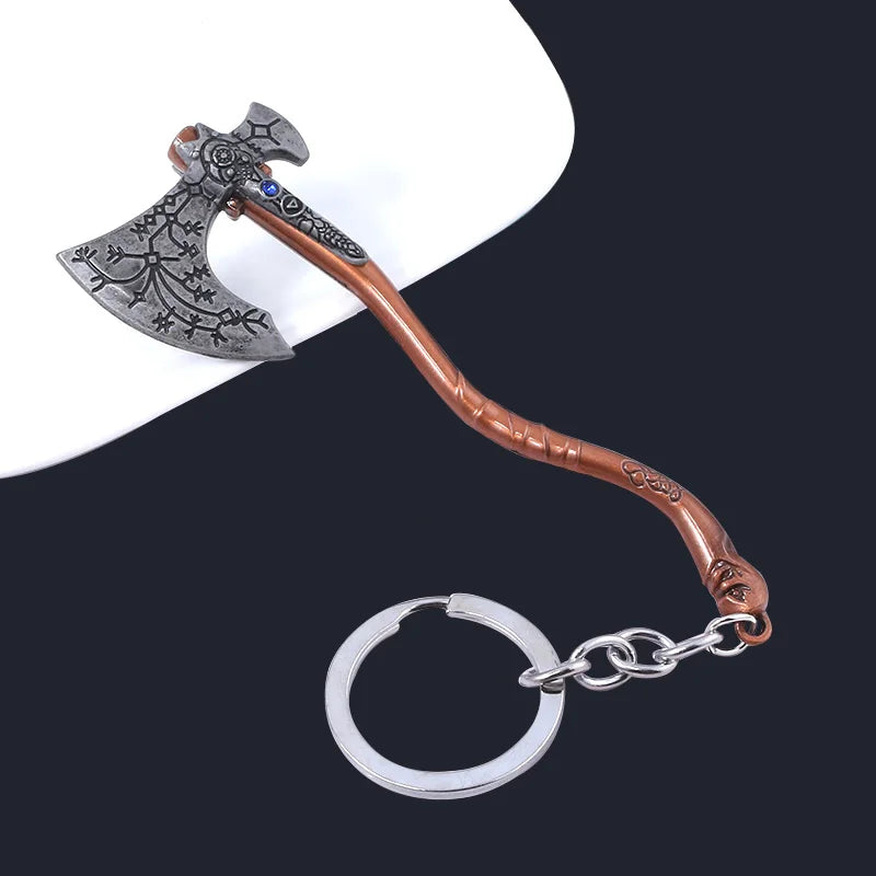 New God of War 4 Kratos Sword Keychain Pendant Keyring Jewelry Men And Women Car key chain Accessories