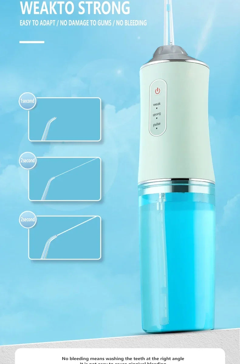 Xiaomi MIJIA Smart Electric Oral Irrigator Water Flosser USB Charging 4 Jets 3 Modes Water Jet Irrigator Dental Teeth Cleaner