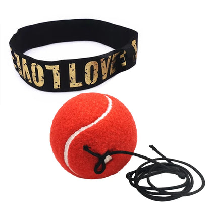 Pelota de boxeo de velocidad, pelota de boxeo de PU montada en la cabeza, MMA, Sanda, entrenamiento, reacción mano-ojo, bolsa de arena para el hogar, equipo de boxeo y fitness, gran oferta