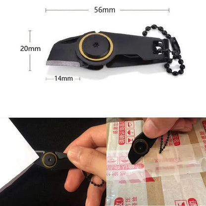 EDC Mini Folding Knife Outdoor Portable Open Delivery Tools Multi-function Camping Key Chain Pendant Pocket Knife Gift