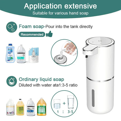 Xiaomi 380ml Automatic Soap Dispenser Foam USB Charging Touchless Smart Display Infrared Sensor Foam Soap Dispensers Hand Washer