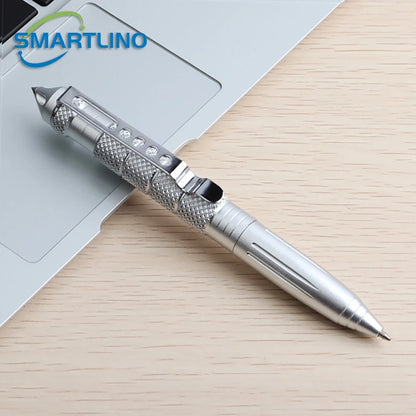 High Quality Metal Self Defense Tactical Pen School Student Office Ballpoint Pens Emergency Glass Breaker Survival Supplies