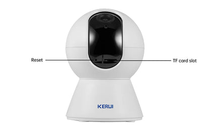 KERUI 5MP 4K Tuya Smart Mini WiFi IP Camera Indoor Wireless Home Security AI Human Detect CCTV Surveillance Camera Auto Tracking