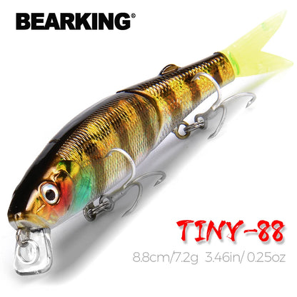 BEARKING 8.8cm 7.2g fishing lures minnow quality painting professional action baits hot model crankbaits penceil bait popper