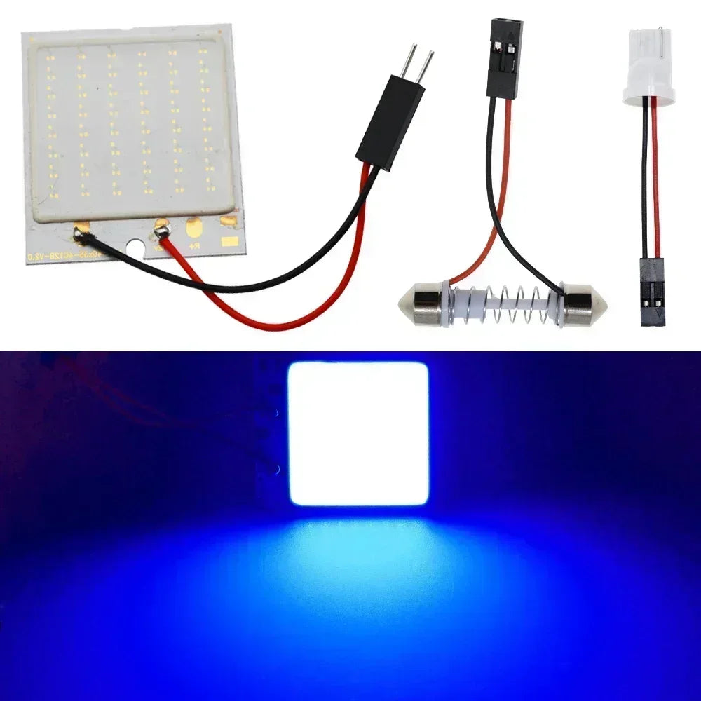 White Red T10 W5w Cob 24SMD 36SMD 48SMD Car Led Clearance License Panel Lamping Auto Interior Reading Bulbs Trunk Festoon Light