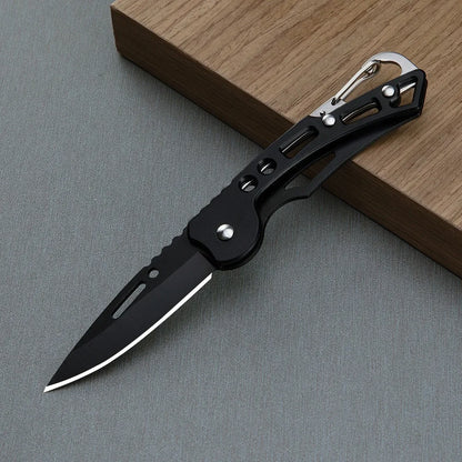 Convenient Stainless Steel Pocket Knife Mini Folding Knife Carry-on Defense Keychain Portable Pocket Knife Pocket Fruit Knife