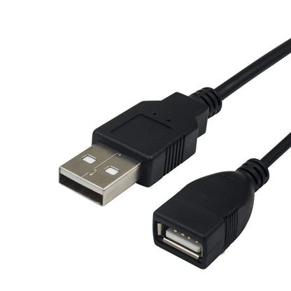 Cable USB de 2 piezas con interruptor de encendido/apagado, cable de extensión para lámpara USB, cable de alimentación para ventilador USB, adaptador duradero, auriculares USB, LED