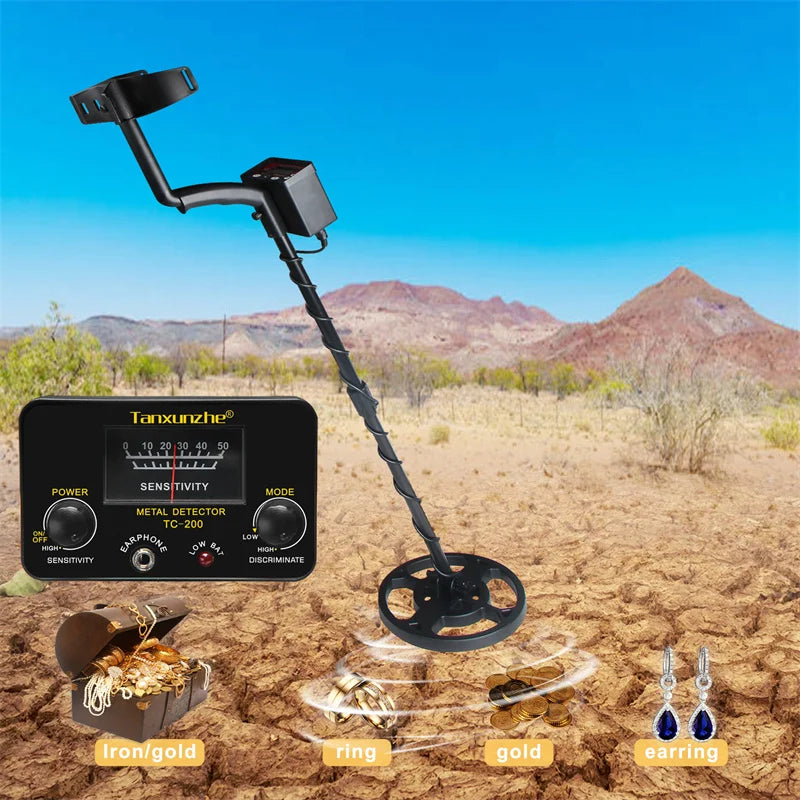 TC-200 Upgrade Metal Detector Underground Draad Ijzer Metalen Goud Detector Verstelbare Tracker Voor Schat Zoeken Nieuwe detect