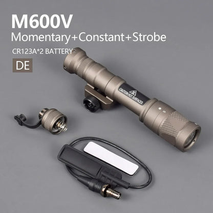 Tactical Surefire M600 M600B M600C Weapon Gun light Lanterna Rifle Flashlight Pistol Scout Light Torch Hunting Pictinny Rail