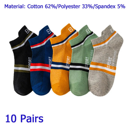 8 pares de calcetines náuticos para mujer y hombre, de corte bajo, invisibles, antideslizantes, de silicona, para verano, calcetines invisibles hasta el tobillo, de color sólido, informales, transpirables