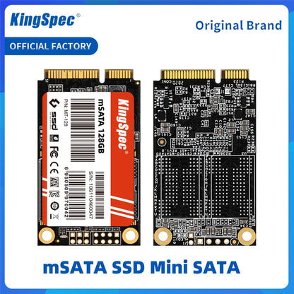 KingSpec mSATA SSD 128 GB 256 GB 512 GB mSATA SSD 1 TB 2 TB HDD para computadora de escritorio Disco duro interno de estado sólido de 3 x 5 cm para computadora portátil HP