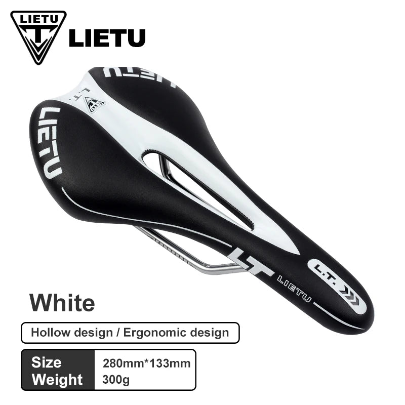 LIETU Bicycle Saddle MTB Road Bike Cycling Silicone Skid-proof Saddle Seat Silica Gel Cushion Seat Leather Front Seat Mat